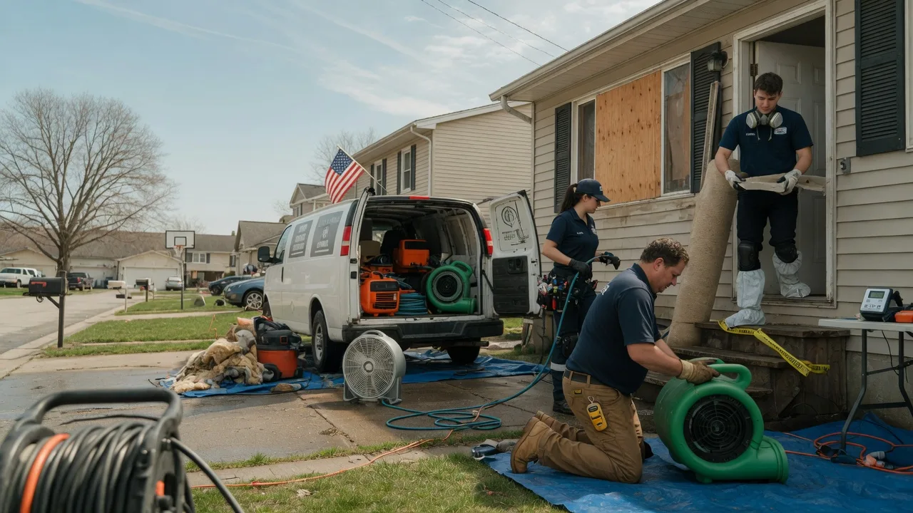 Water Damage Restoration in Huntington, IN near me